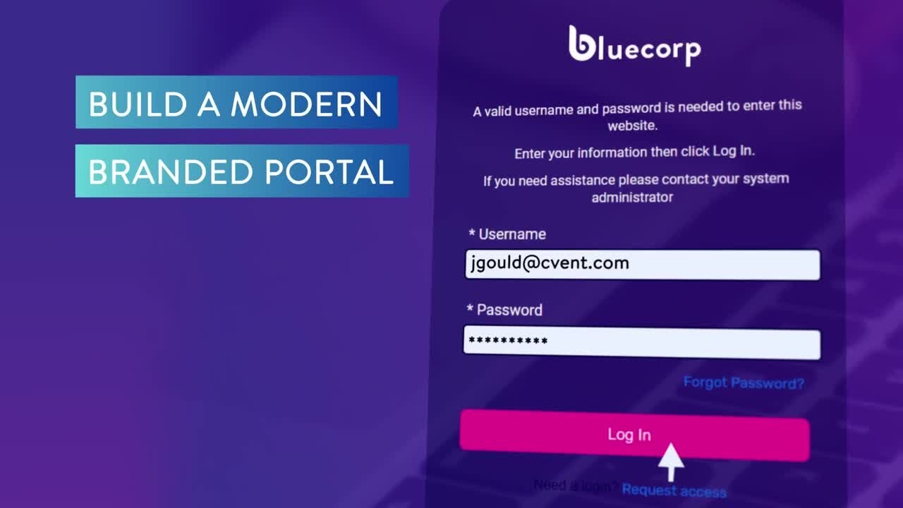 Cvent Access Portal