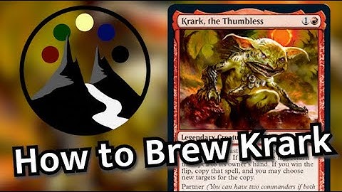 Krark, the Thumbless - Double or Nothing - Commander Deck Tech - Command Valley