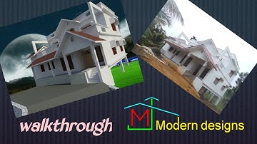 MJ modern designs I Front elevation I Revit+Enscape-walkthrough I latest house designs