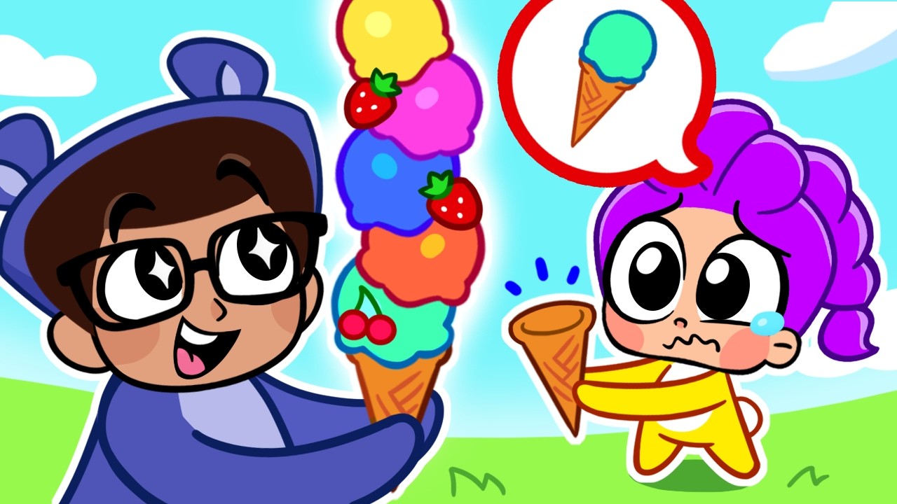 ⭐❤️ I Want It! 😤 Sharing Is Caring | Healthy Food vs Junk Food 🍏🍕 Kids Songs & Nursery Rhymes