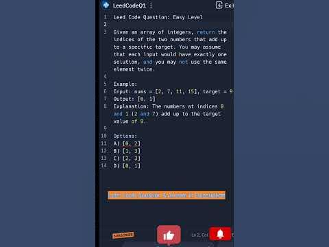 22-Leet code question Solve the question in python🐉 Interview 🖥⌨️💻 ...