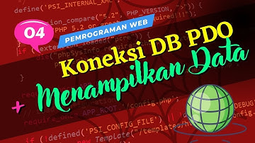 Web 04: Membuat Koneksi PDO dan Halaman Daftar Mata Kuliah