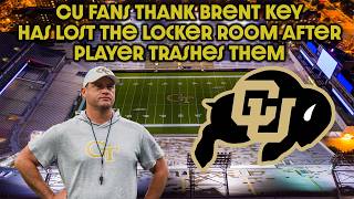CU Fans think Brent Key has lost the Georgia Tech locker room after player trash talks them
