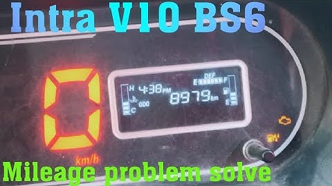 Tata Intra V10 BS6 Low Mileage Problem Solve