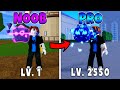 Blox Fruits Noob to Max With ONLY MYTHICAL FRUITS in One Video!