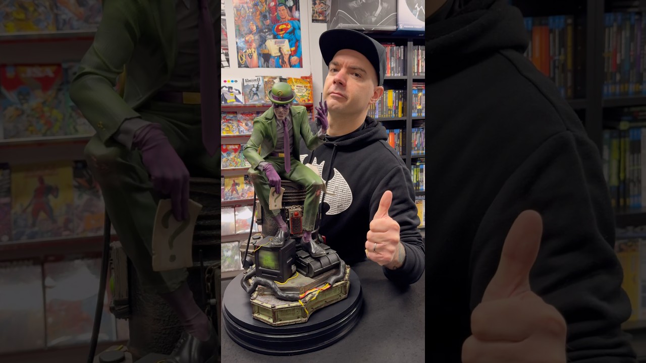 The Riddler Premium Format Sideshow Collectibles - L’Enigmista 