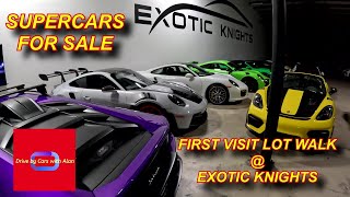 Cars For Sale. Exotic Knights Super Cars. Audi Porsche Ferraris Lamborghinis