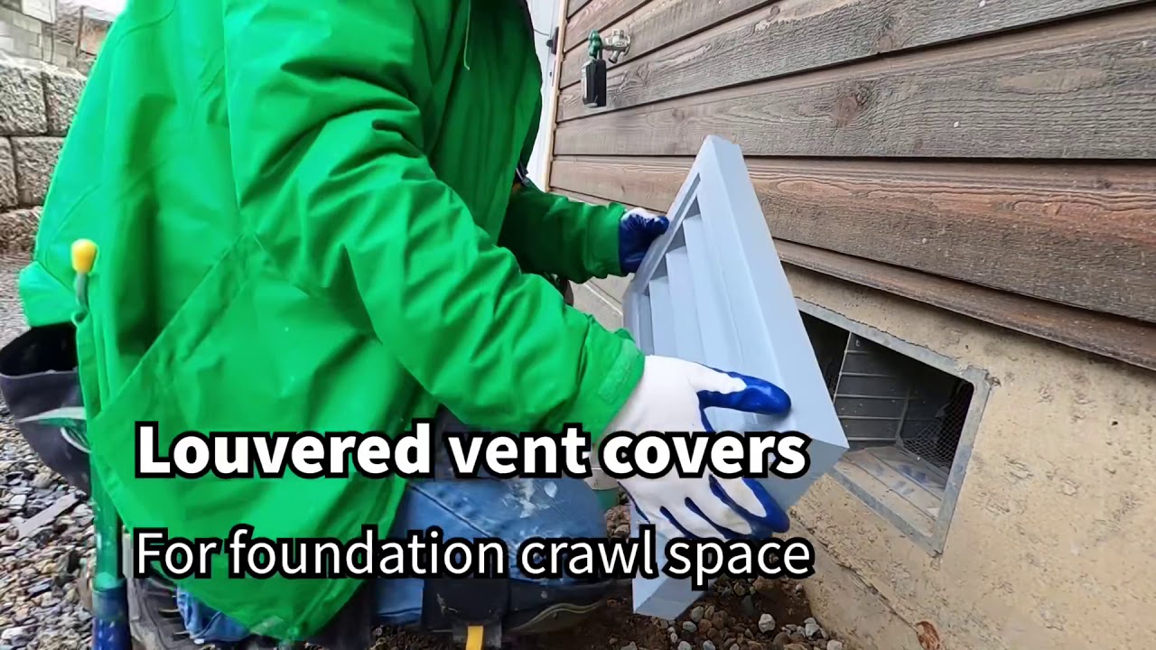 Louvered screen vent covers for foundation crawl space - Agile Remodeling Handyman - Kenmore, WA