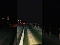 Late-night winter highway in Japan Highway#冬#タイムラプス#shorts #green day#ドライブ#highway #timelapse