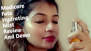 Modicare Fote Hydrating Mist Review And Demo screenshot 2