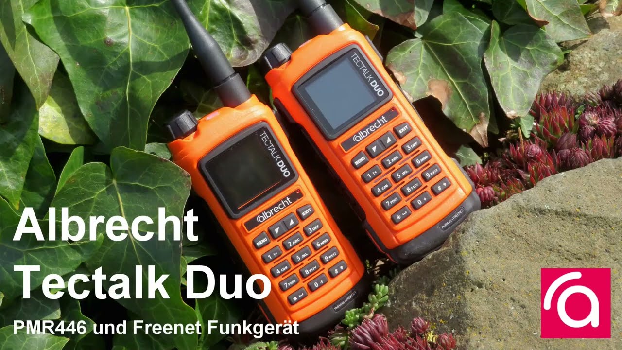 Albrecht Tectalk Duo - PMR446 Funkgerät - Funk - Walkie-Talkie - Kitzrettung - Rehkitzrettung