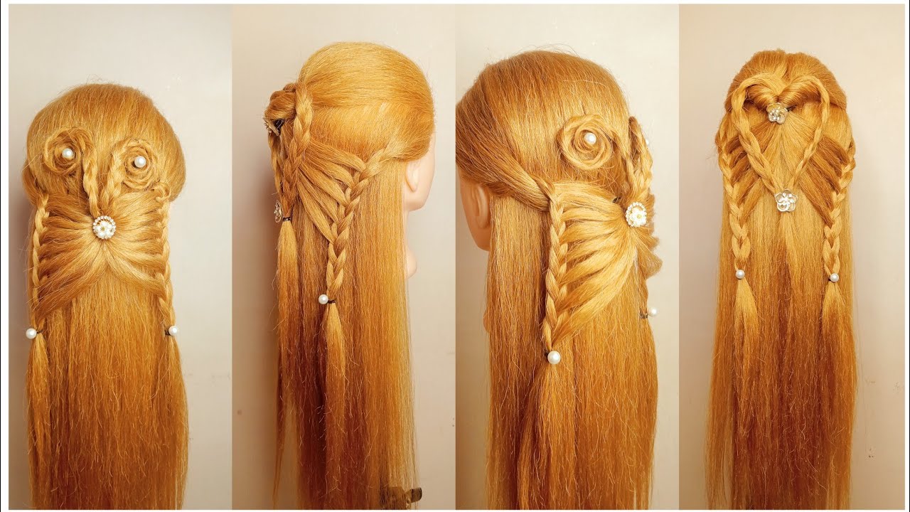 Easy different types of hairstyles/simple hairstyle /beautiful hairstyle for girls /hairstyles 