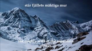 Video thumbnail of "Vintersorg - Fjällets Mäktiga Mur (English Translation)"