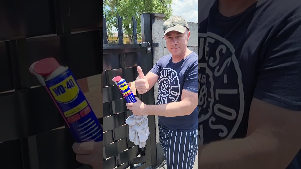 Stuck Sliding Gate Sorted – Pieter Veldman | WD‑40 Repair Challenge