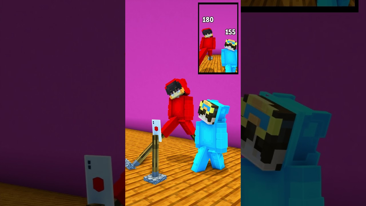 Cash is TALL...? #minecraft #shorts