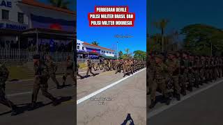 Devile Polisi Militer Brazil Dan Polisi Militer Indonesia tniad tnidihatirakyat youtubeshorts