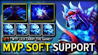 100% MVP SOFT SUPPORT LICH With Aghs Scepter Effect Unlimited Frost Blast Delete All Enemies Dota 2 screenshot 3