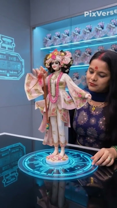 Jai shri krishna #radheshyam #viral #newtrande #shyam #gemini #3danimation #3dmodel