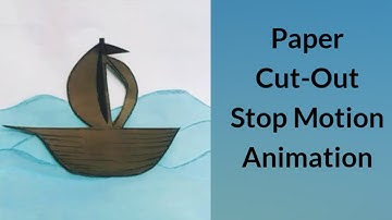 Paper Cutout Stop Motion Animation | Ocean View