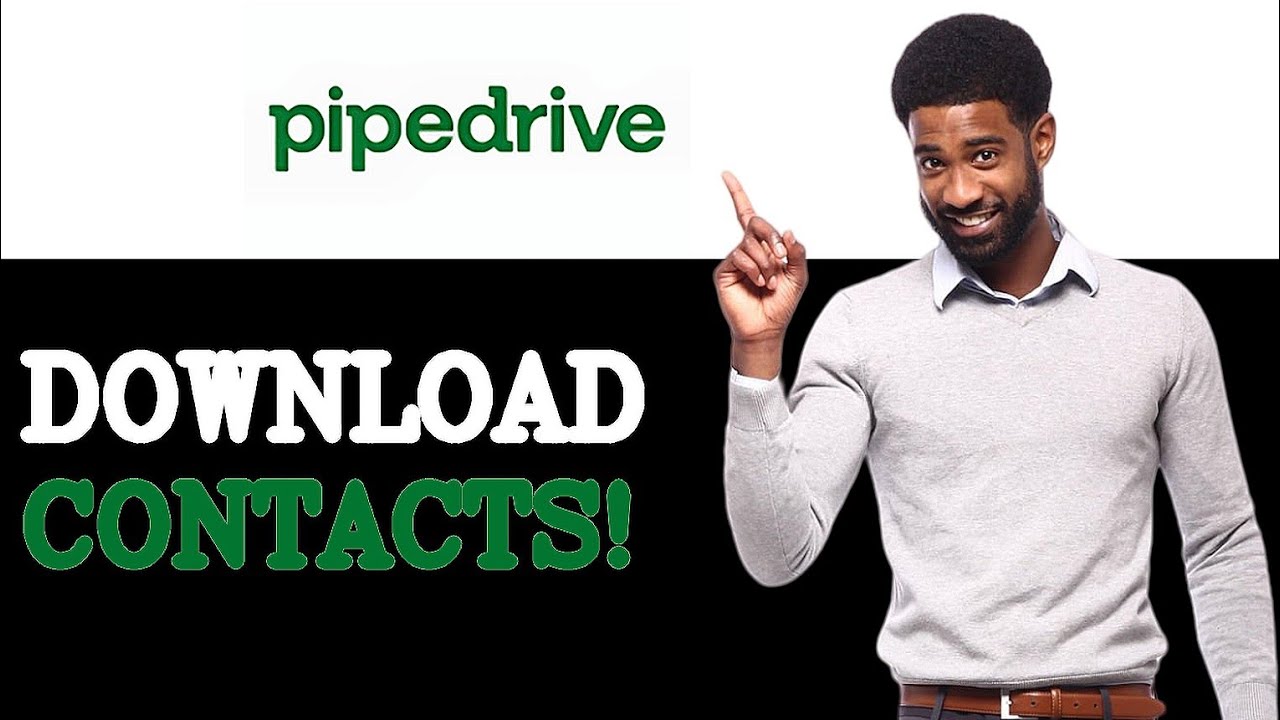 How To Download Export Email Contact List From Pipedrive (2025) - YouTube