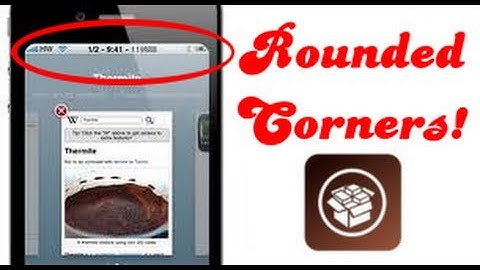 Free Cydia Tweak - Round Corners for you iPhone, iPod Touch & iPad