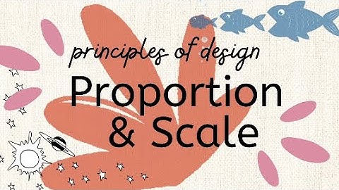 1 minute 🖼 vocabulary! What is PROPORTION/SCALE? (Principles of Design)
