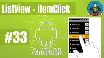 #33 Android Tutorial ListView itemClick - الضغط على العناصر في القوائم