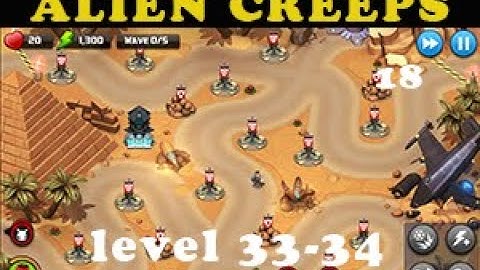 Alien Creeps Level 33 - 34