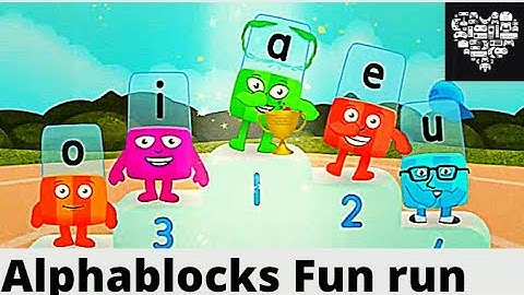ALPHABLOCKS RACE FUN RUN Cbeebies Go explore app FULL GAMES