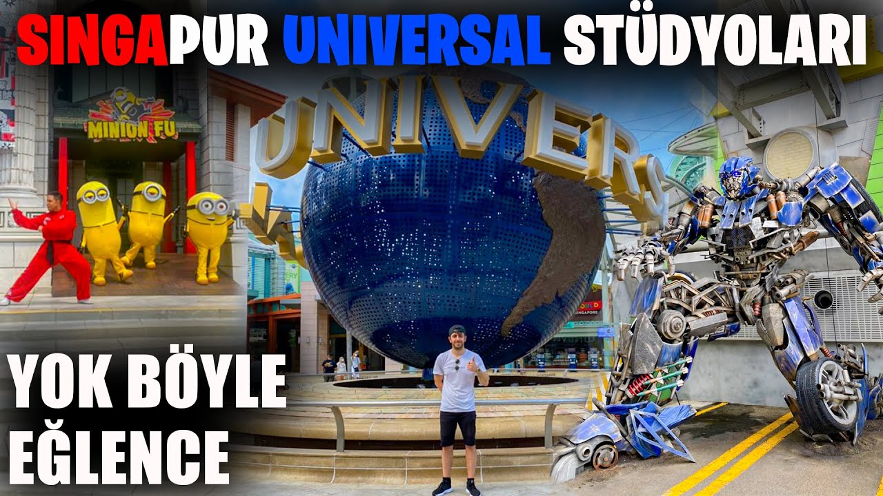 Singapur Universal Stüdyoları ! Yok Böyle Eğlence ! Singapore Universal Studios Sentosa 2022 Vlog !