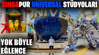 Singapur Universal Stüdyoları Yok Böyle Eğlence Singapore Universal Studios Sentosa 2022 Vlog