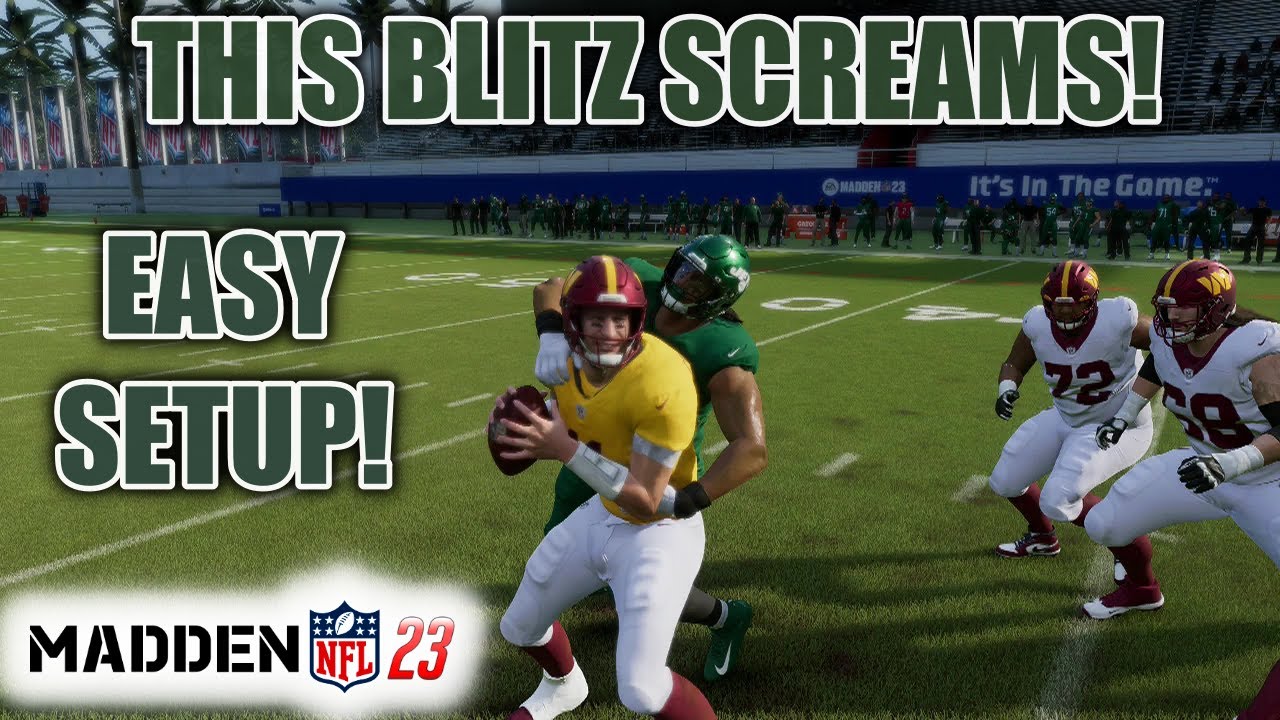THIS MADDEN 23 BLITZ SCREAMS! EASIEST DEFENSE TO SETUP IN THE GAME! YouTube