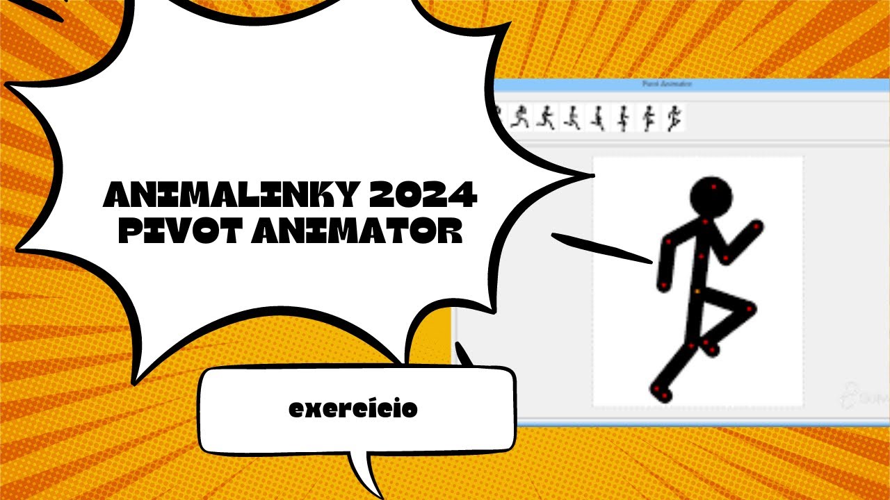 Pivot Animation Running Animação em Pivot Animator exercício - YouTube