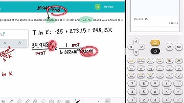 ALEKS: Calculating average molecular speed