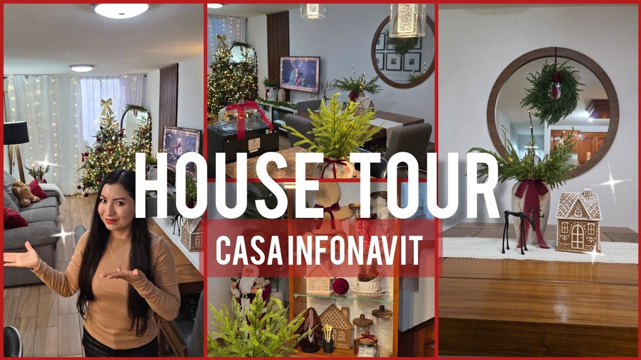 ✨️Navidad en un hogar pequeño🎄🏡// Asi hago brillar mi Casa Infonavit para esta navidad con SHEIN!!✨️