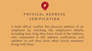 A complete explanation of the Digital Address Verification & Physical Address Verification Process 5