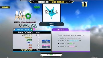 [SM5/DDR A] DoLL Expert Mode Great Full Combo AAA