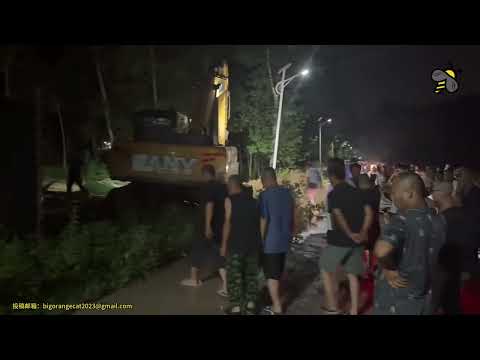 河北三河村民抗议家园被当”泄洪区”，与政府人员冲突（2026.07.12）