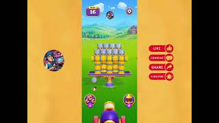 Stack smash block 3D puzzle level  18 solution for gameplay 