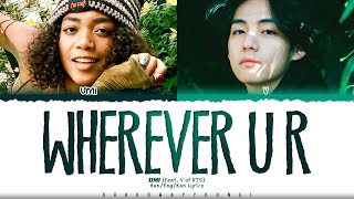 [ TRANSLATIONS] UMI 'wherever u r (feat. V of BTS)' Lyrics [Color Coded Han_Eng_Kan]