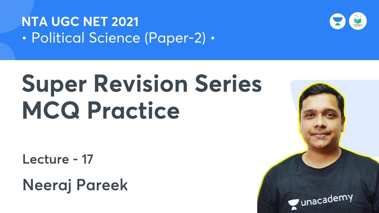 Super Revision Series MCQ Practice | Political Science | NTA UGC NET JRF 2021 | by Neeraj Pareek