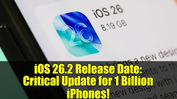 iOS 26.2 Release Date: Critical Update for 1 Billion iPhones!