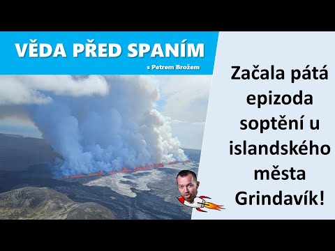 Začala pátá epizoda soptění u islandského města Grindavík!