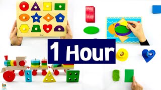 Best Video to Learn SHAPES TOY, Ultimate 1 HOUR | Educational Videos & Toy Learning Activities screenshot 4