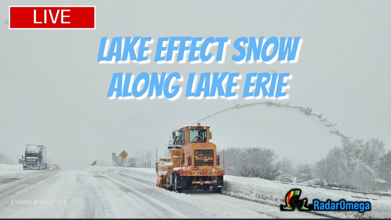 🔴STORM CHASERS LIVE🔴 First Lake Erie Lake Effect Snow! - YouTube