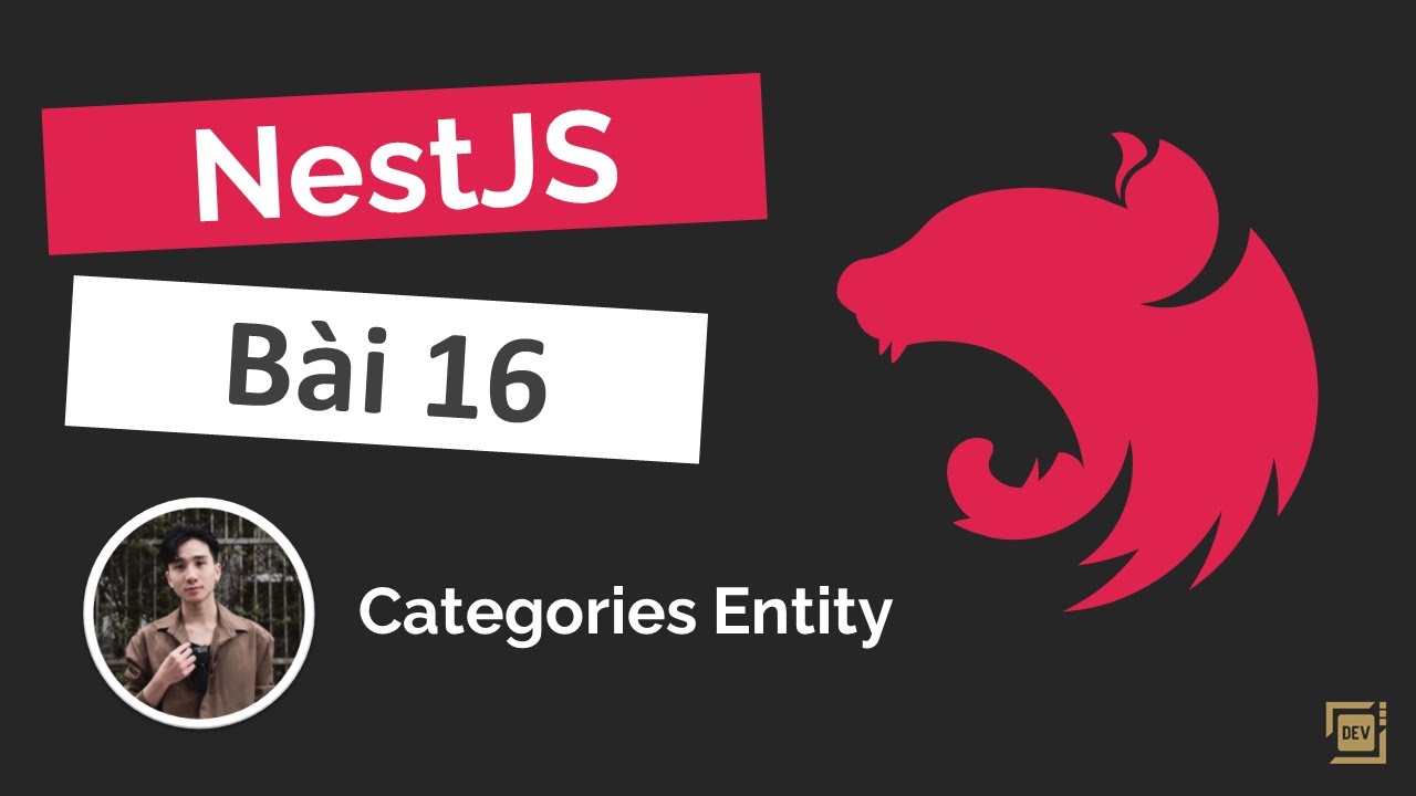 Tự Học NestJS #16 - Tạo Model Entity Trong NestJS (Categories) - YouTube