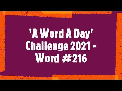 Word #216 #pertinacious /etymology, meaning, pronunciation, examples/ A Word A Day Challenge 2021
