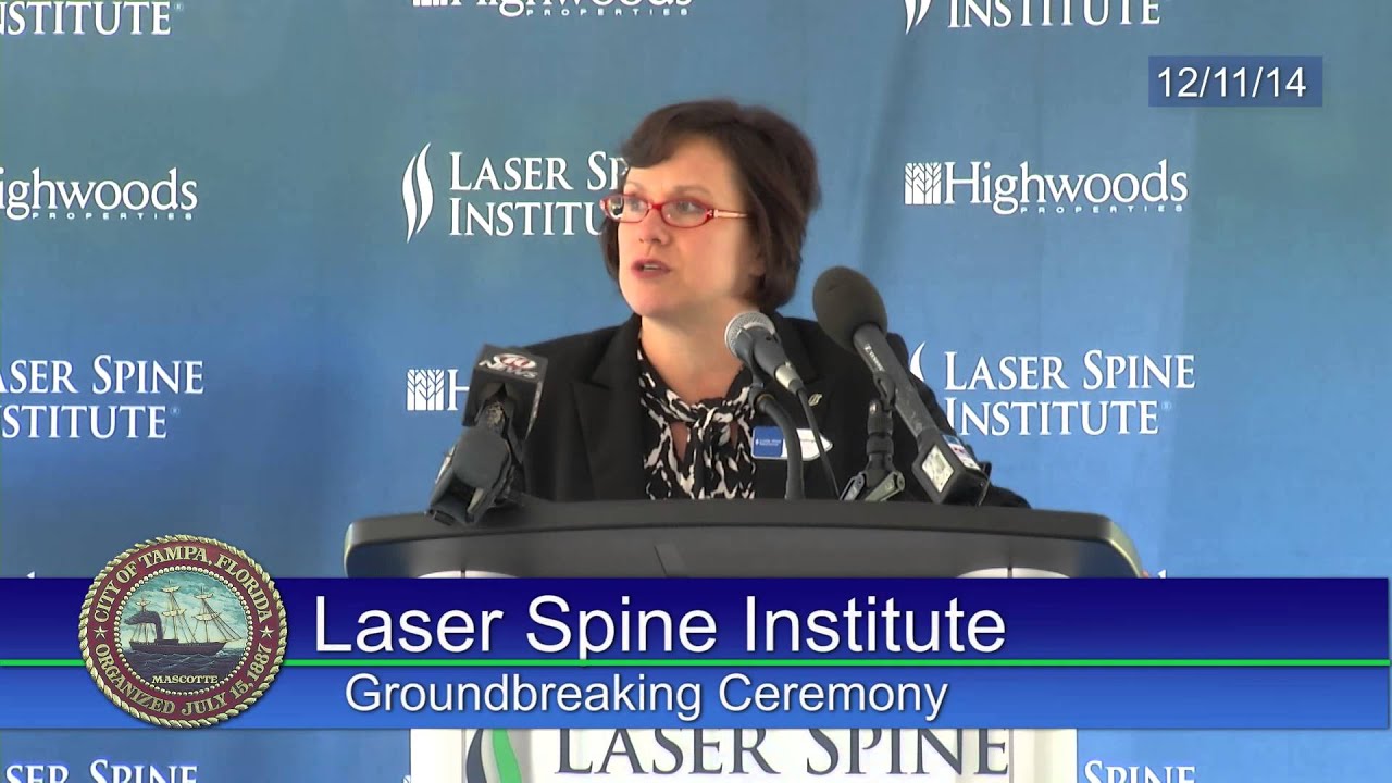 Laser Spine Institute Groundbreaking Ceremony December 11, 2014 YouTube