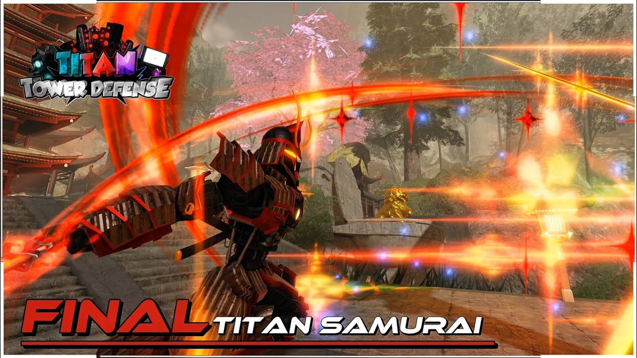 SAMURAI SHOWCASE 2022 タンクトップ Titan Samurai(Final) Showcase - Titan Tower Defense NEW Samurai