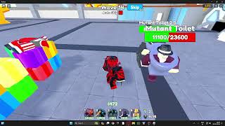 Upgraded camera spider vs clock spider part 1 Roblox toilet tower defense